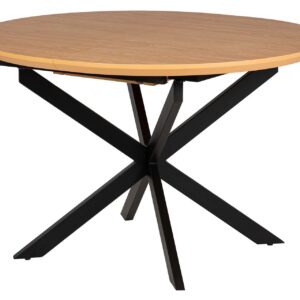 Mesa De Comedor Extensible Mdf 120-160x90x75 Cm