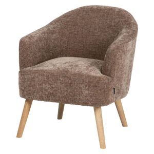Sillon Velvet Marron 71x72x79 Cm
