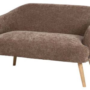 Sofa Velvet Marron 131x72x79 Cm