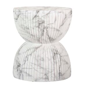 MESA AUXILIAR TABURETE BLANCO SEDIT 38x38x46 CM