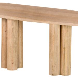 Escritorio Madera Mango Marron Felo 140x60x75 Cm