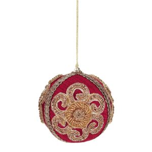 Bola Brocada roja