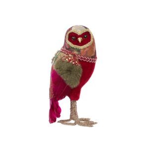 Búho luxury rojo