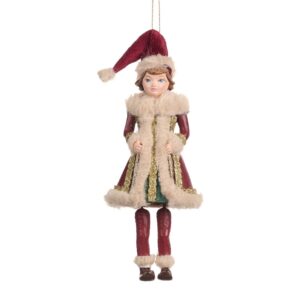 Colgante niño pompones