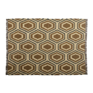 Alfombra 200x1x250 Yute/Lana Multicolor