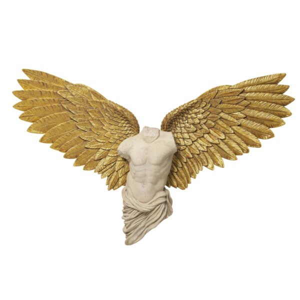 angel alado pared