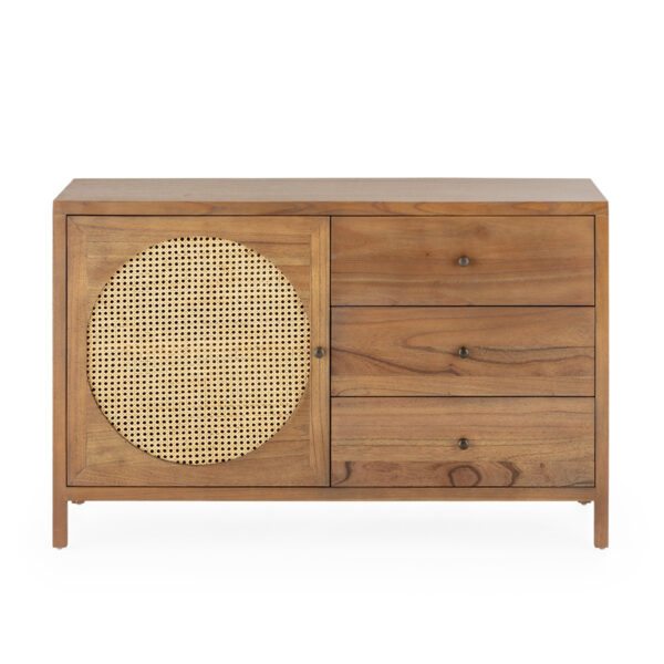 Aparador 120x45x75 Madera de Cedro/Ratán -- Natural