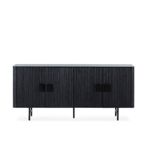 Aparador 192x45x85 Madera/Metal -- Negro