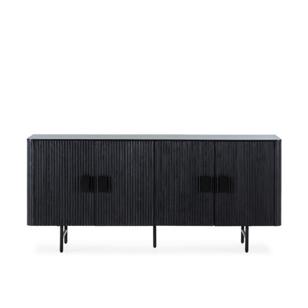 Aparador 192x45x85 Madera/Metal -- Negro