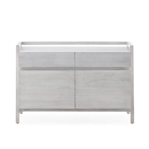 Aparador 95x50x62 Madera de Cedro -- Gris Velado