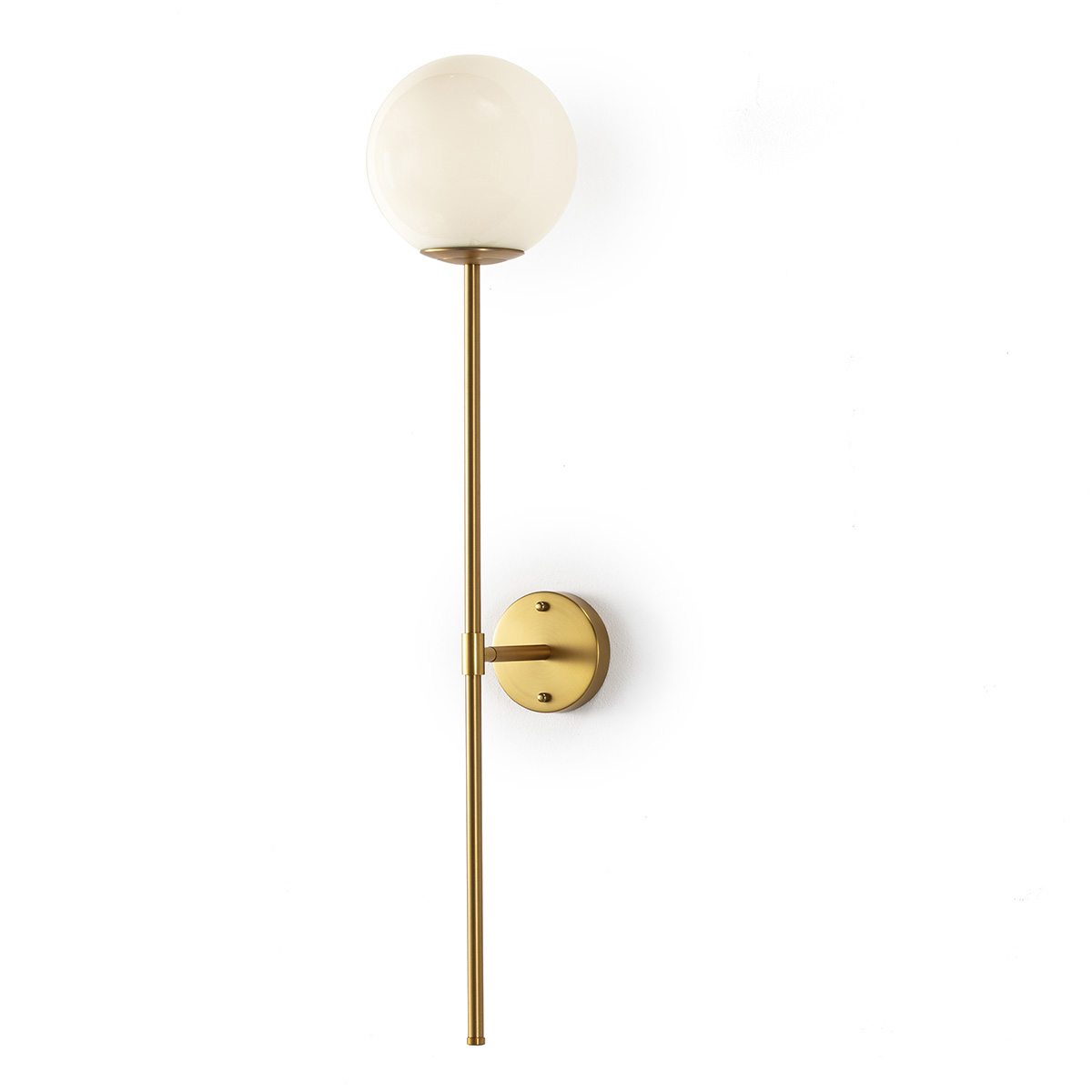 Aplique 20x25x96 Cristal Blanco/Metal Dorado