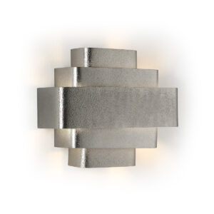 Aplique 38x16x29 Metal Plateado