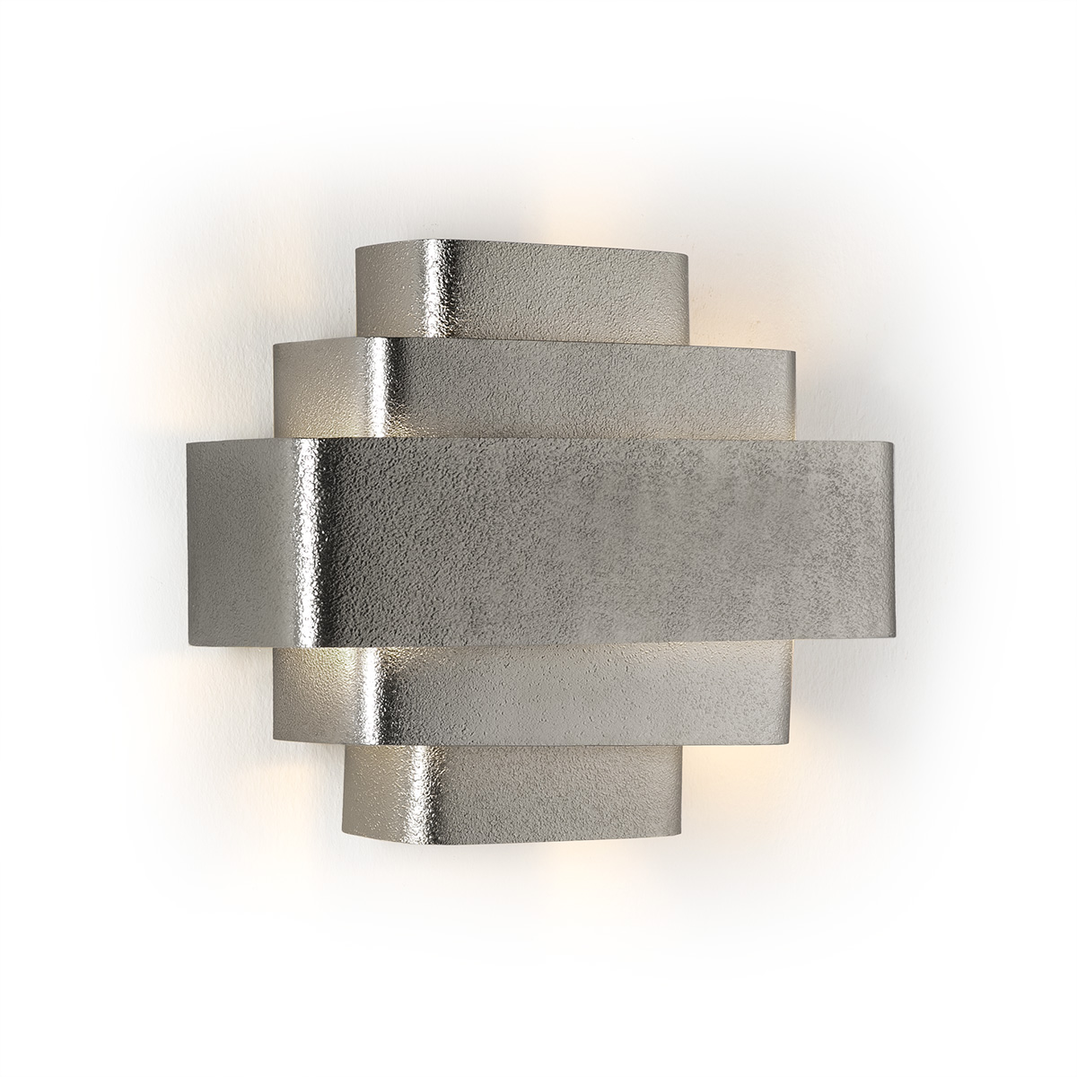 Aplique 38x16x29 Metal Plateado