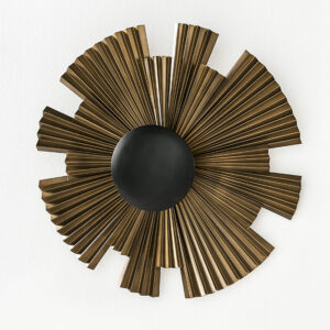 Aplique 67x15x51 Metal Dorado/Negro