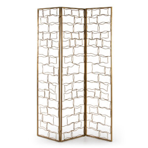 Biombo 153x2x183 Metal Dorado
