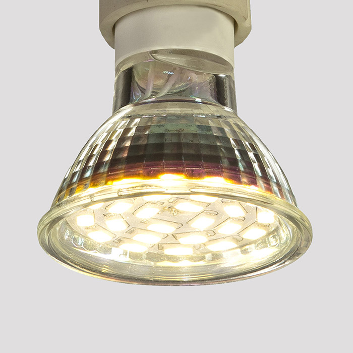 Bombilla 5.0x5.0x5.3 cm 24 leds 4W SMD GU10 3000K