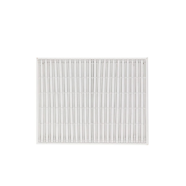 Cabecero 111x3x90 Metal/Mimbre Blanco