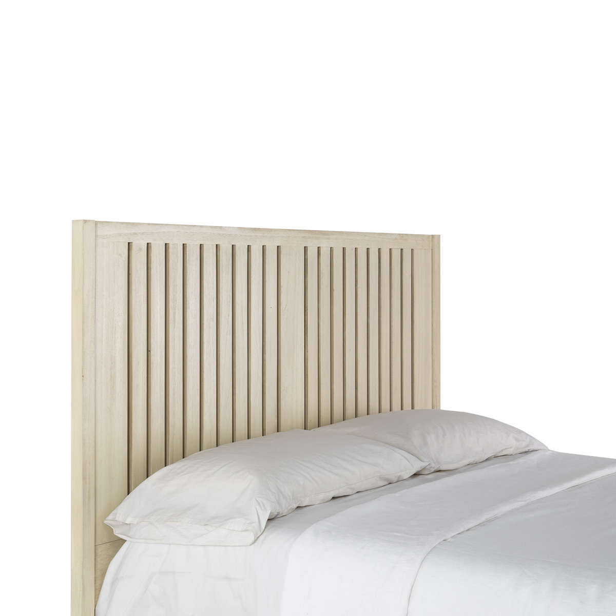 Cabecero 190x3x110 Madera Blanco Velado