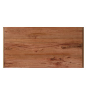 Cabecero 190x3x90 Madera Natural/Metal Dorado