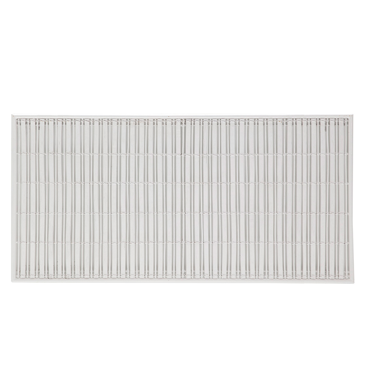 Cabecero 190x3x90 Metal/Mimbre Blanco