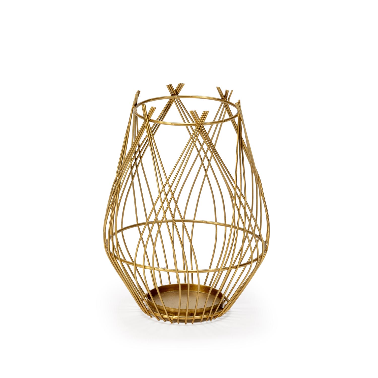 Candelabro 21x21x28 Metal Dorado