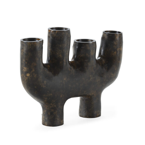 Candelabro 60x12x44 Aluminio -- Bronce Envejecido