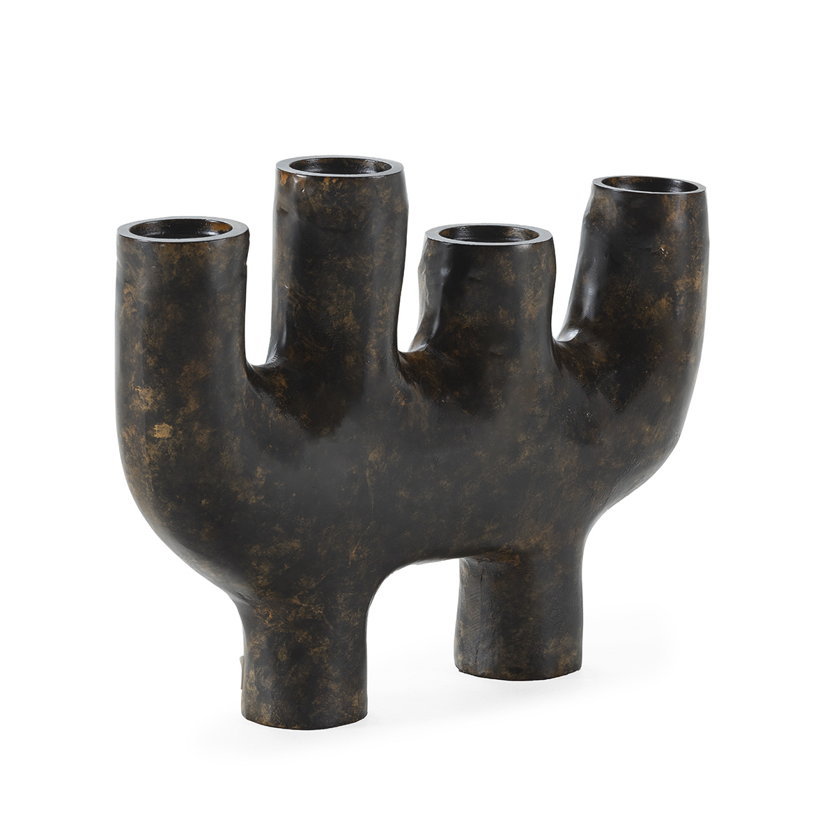 Candelabro 60x12x44 Aluminio -- Bronce Envejecido