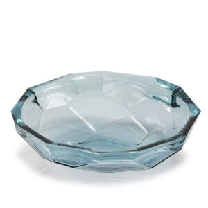 Centro de Mesa 34x33x9 Cristal Azul