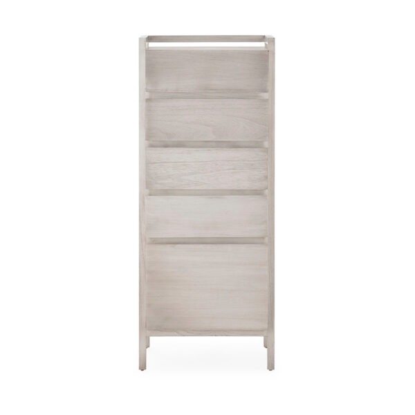 Chifonier 52x45x127 Madera de Cedro -- Gris Velado