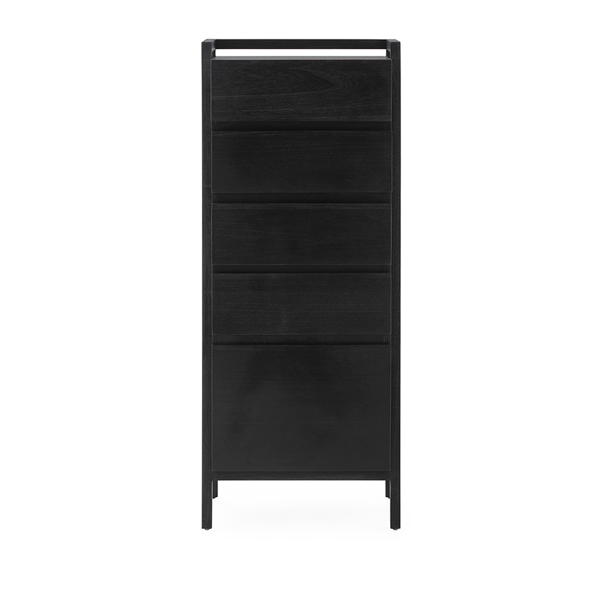 Chifonier 52x45x127 Madera de Cedro -- Negro