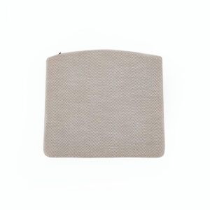 Cojín 44x37 Tela -- Blanco/Gris
