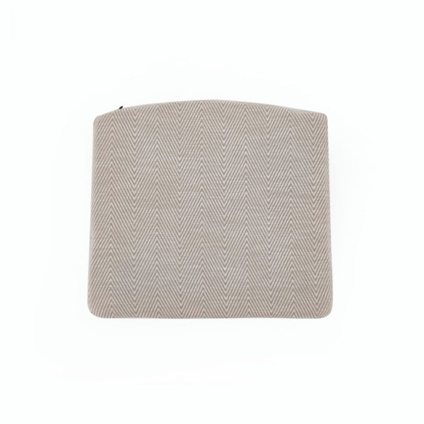 Cojín 44x37 Tela -- Blanco/Gris