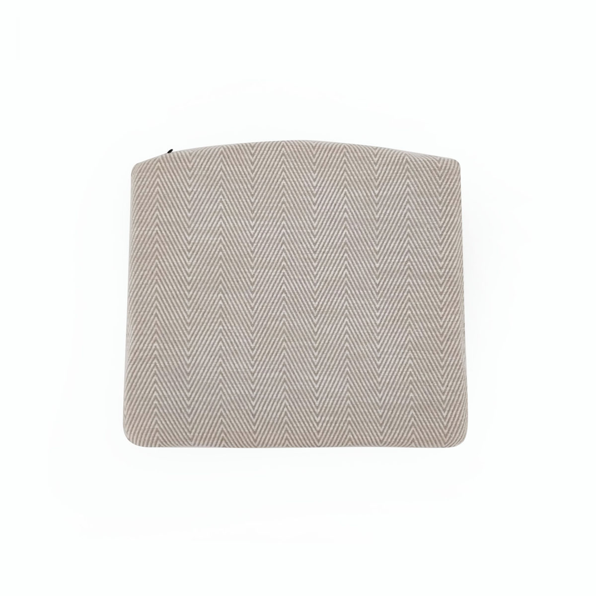 Cojín 44x37 Tela -- Blanco/Gris