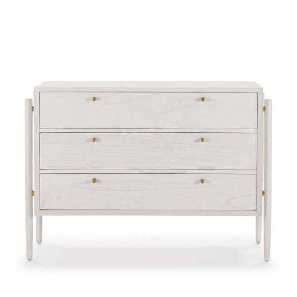 Cómoda 125x45x90 Madera Blanco