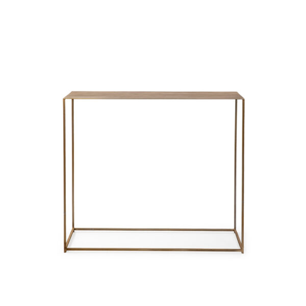 Consola 100x33x90 Metal Dorado Antique