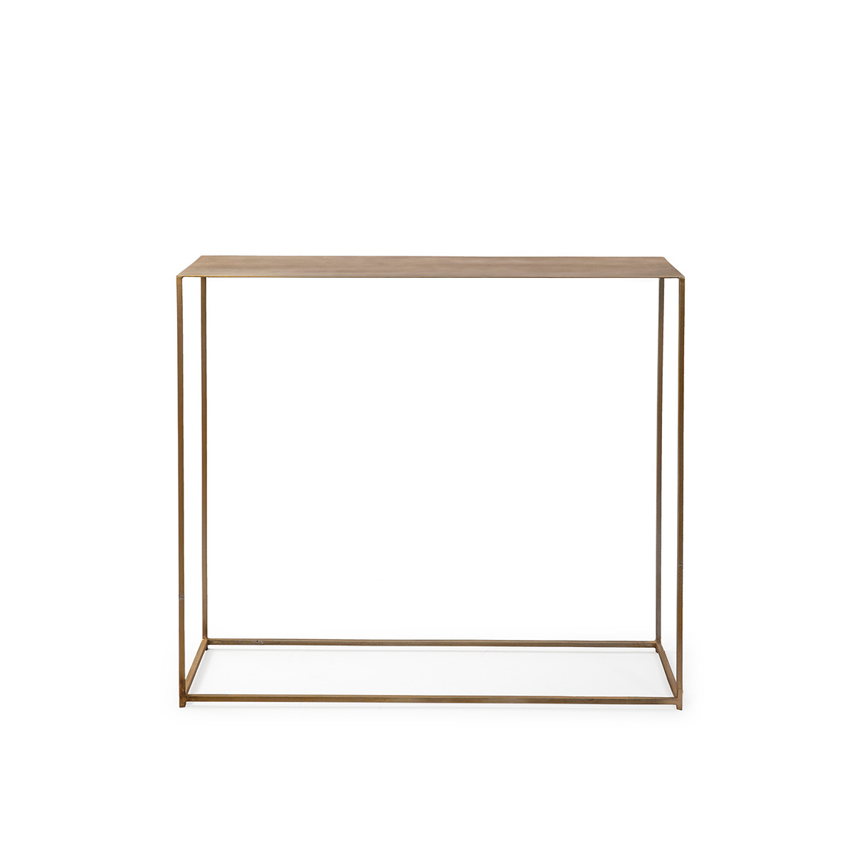 Consola 100x33x90 Metal Dorado Antique