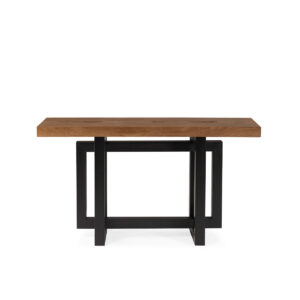 Consola 130x50x72 Madera de Roble/Chapa de Roble