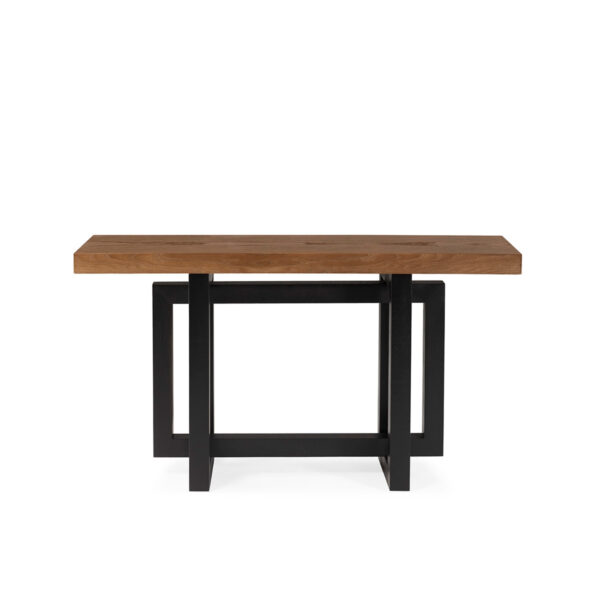 Consola 130x50x72 Madera de Roble/Chapa de Roble