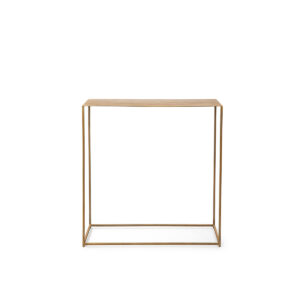 Consola 76x28x80 Metal Dorado Antique