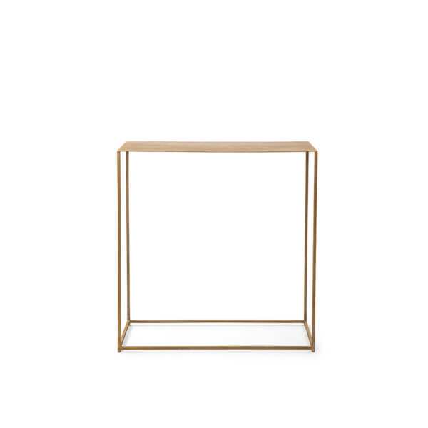 Consola 76x28x80 Metal Dorado Antique