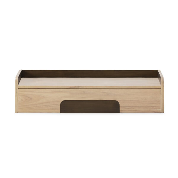 Consola 95x40x23 Madera de Cedro/Latón -- Natural/Color Latón