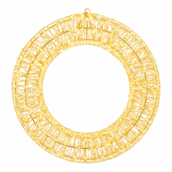 corona de navidad 3d 1