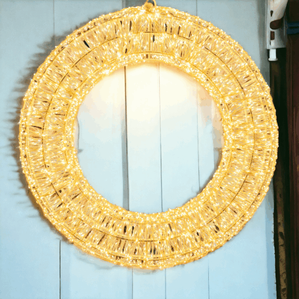 corona de navidad 3d 4