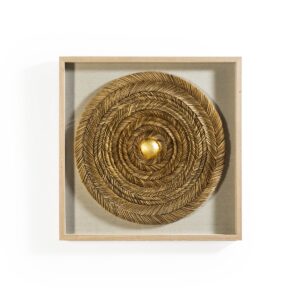 Cuadro 90x6x90 Madera/Papel Natural