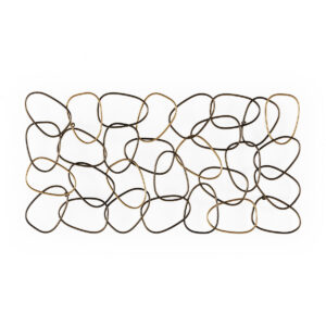 Escultura 102x4x52 Metal -- Dorado/Cobre