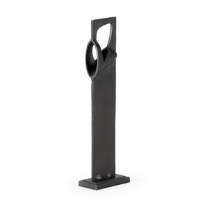 Escultura 19x9x63 Aluminio -- Plomo Envejecido