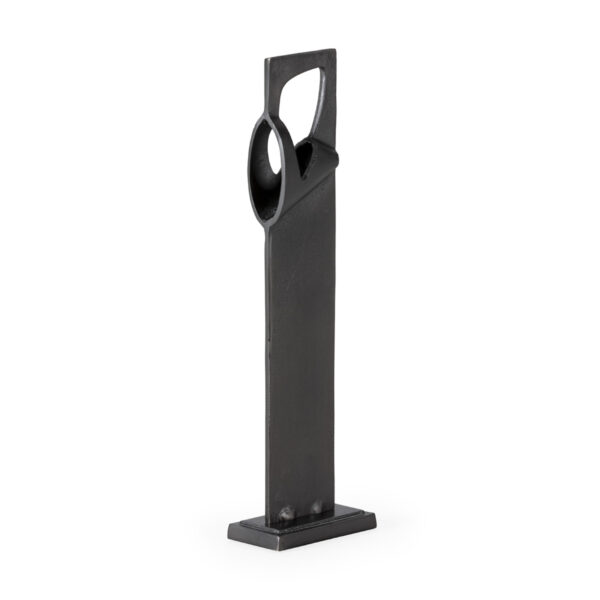 Escultura 19x9x63 Aluminio -- Plomo Envejecido