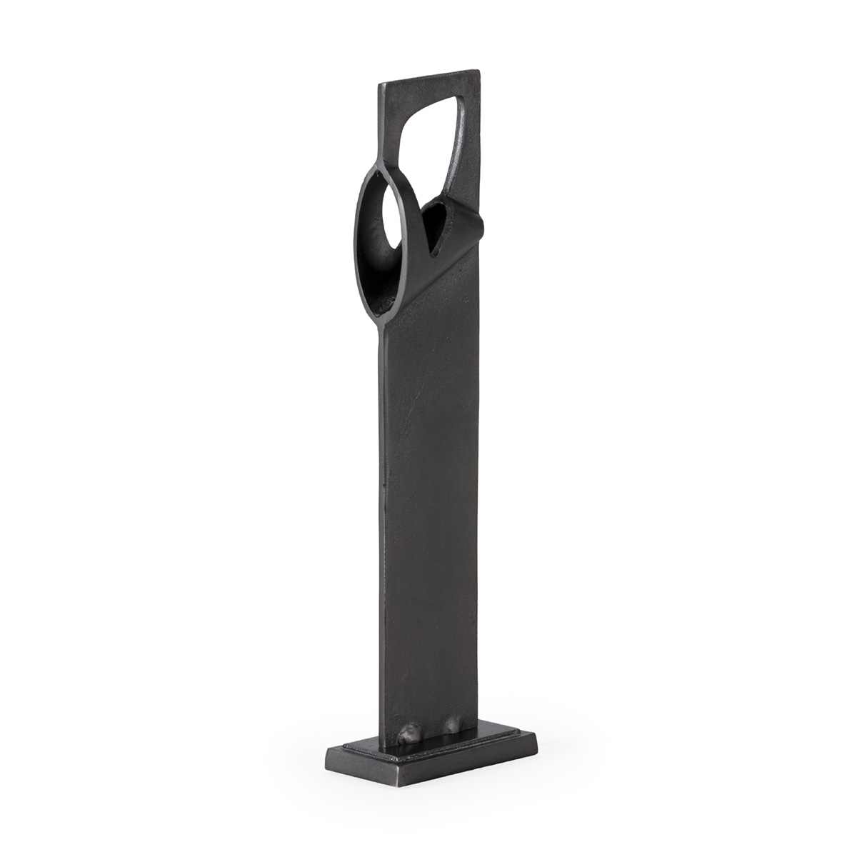 Escultura 19x9x63 Aluminio -- Plomo Envejecido