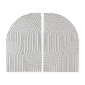 Escultura 60x3x100 / 60x3x100 Madera -- Blanco