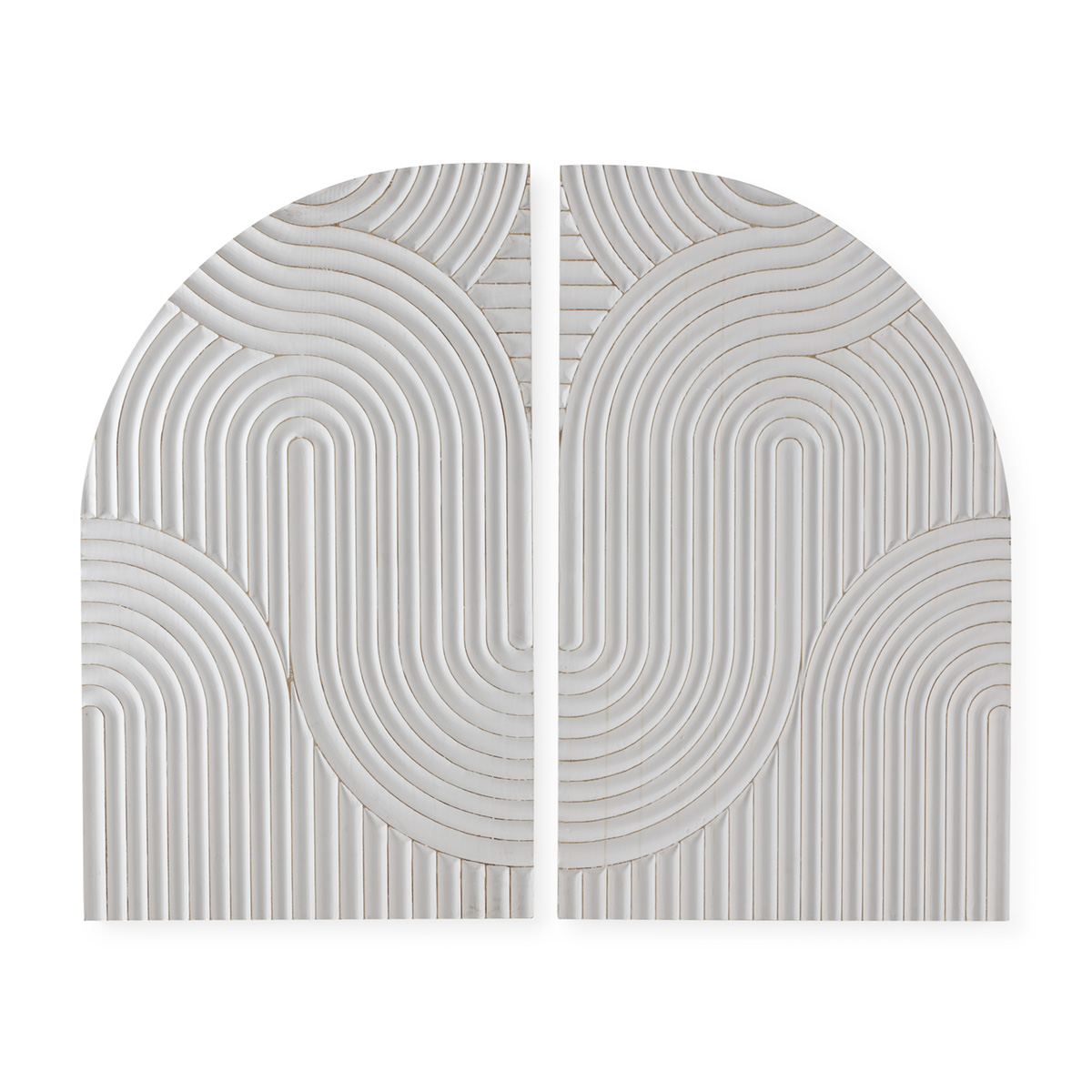 Escultura 60x3x100 / 60x3x100 Madera -- Blanco